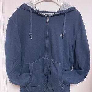 Nautica Dark Blue Zip-Up Jacket